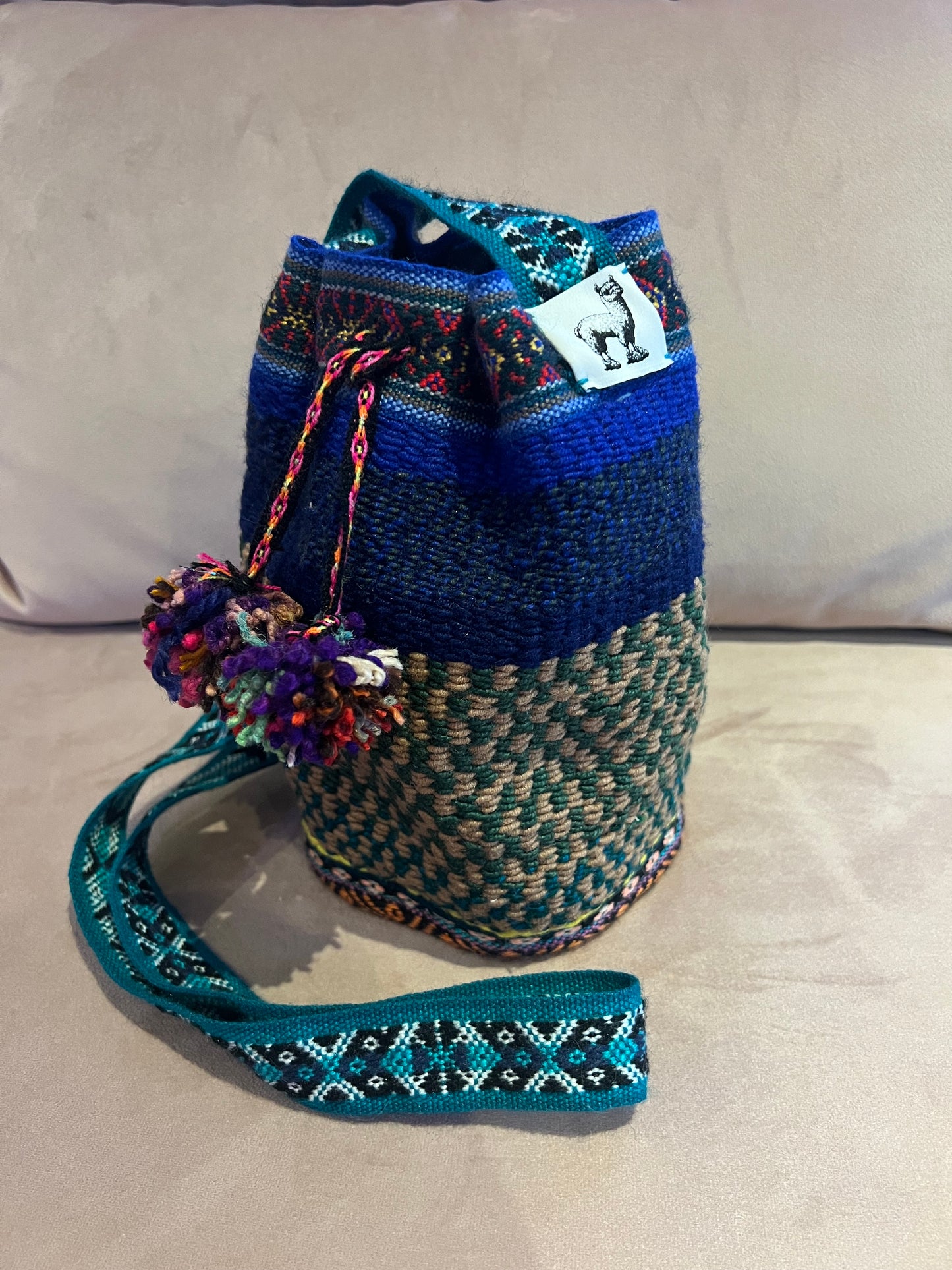 Andean Heritage Mochila – Handwoven Crossbody Bag